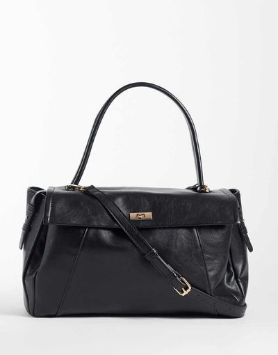ASOS DESIGN ASOS DESIGN folded top tote in black