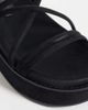 ASOS DESIGN ASOS DESIGN Fortitude strappy flatform sandals in black - 2