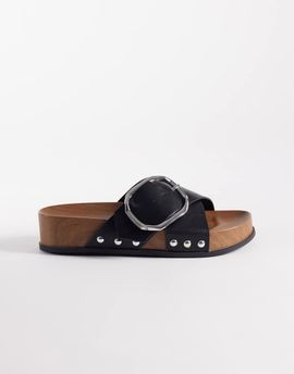 ASOS DESIGN ASOS DESIGN Foster clog mule sandals in black