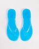 ASOS DESIGN ASOS DESIGN Foxton jelly flip flops in blue - 1