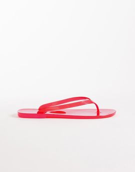 ASOS DESIGN ASOS DESIGN Foxton jelly flip flops in red