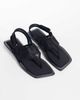 ASOS DESIGN ASOS DESIGN Francine mesh sling back sandals in black - 1