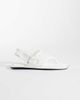 ASOS DESIGN ASOS DESIGN Francine mesh sling back sandals in white - 1