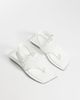 ASOS DESIGN ASOS DESIGN Francine mesh sling back sandals in white - 2