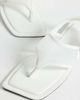 ASOS DESIGN ASOS DESIGN Francine mesh sling back sandals in white - 4