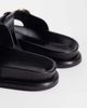 ASOS DESIGN ASOS DESIGN Francisco footbed sandals with metal trim in black - 3