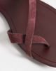 ASOS DESIGN ASOS DESIGN Friction sandals in burgundy real suede-Red - 3