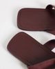 ASOS DESIGN ASOS DESIGN Friction sandals in burgundy real suede-Red - 4