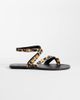 ASOS DESIGN ASOS DESIGN Friction sandals in leopard hair on real leather-Multi - 1