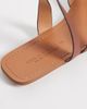 ASOS DESIGN ASOS DESIGN Friction sandals in tan real leather-Brown - 3