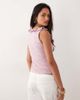 ASOS DESIGN ASOS DESIGN frill detail scoop neck broderie tank top in washed lilac-Purple - 4