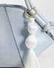 ASOS DESIGN ASOS DESIGN fringe bag charm in cream-White - 2