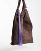 ASOS DESIGN ASOS DESIGN fringe bag charm in lilac-Purple - 3