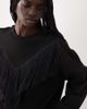 ASOS DESIGN ASOS DESIGN fringe sweatshirt in black - 4