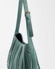 ASOS DESIGN ASOS DESIGN fringed faux suede shoulder in mint green - 3