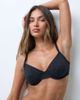 ASOS DESIGN ASOS DESIGN Fuller Bust cotton underwire bra in black - 4