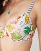ASOS DESIGN ASOS DESIGN Fuller Bust Luna underwire bikini top in tropical print-Multi - 2