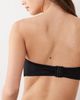 ASOS DESIGN ASOS DESIGN Fuller Bust Maya St Lucia bandeau bikini top with hidden underwire in black - 3
