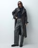 ASOS DESIGN ASOS DESIGN funnel leather look longline trench coat in chocolate-Brown - 1