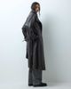 ASOS DESIGN ASOS DESIGN funnel leather look longline trench coat in chocolate-Brown - 3