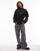 ASOS DESIGN ASOS DESIGN funnel neck drawstring waist shirt in black - 2