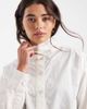 ASOS DESIGN ASOS DESIGN funnel neck peplum jacket in ivory-Multi - 3