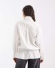 ASOS DESIGN ASOS DESIGN funnel neck peplum jacket in ivory-Multi - 4