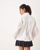 ASOS DESIGN ASOS DESIGN funnel neck sports shirt in white - 4