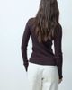ASOS DESIGN ASOS DESIGN funnel neck top in chocolate-Brown - 4