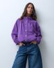 ASOS DESIGN ASOS DESIGN funnel neck track jacket in purple - 2