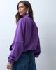 ASOS DESIGN ASOS DESIGN funnel neck track jacket in purple - 4