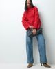 ASOS DESIGN ASOS DESIGN funnel neck wool blend tassel sweater in red - 2