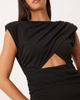 ASOS DESIGN ASOS DESIGN gathered ruched mini dress in black - 2