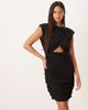 ASOS DESIGN ASOS DESIGN gathered ruched mini dress in black - 4