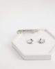 ASOS DESIGN ASOS DESIGN geometric hoop earring in silver - 2