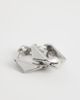 ASOS DESIGN ASOS DESIGN geometric hoop earring in silver - 3