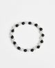 ASOS DESIGN ASOS DESIGN glass faux pearl bracelet with black beads-Multi - 1
