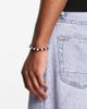 ASOS DESIGN ASOS DESIGN glass faux pearl bracelet with black beads-Multi - 2