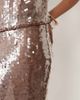 ASOS DESIGN ASOS DESIGN glass sequin pencil midi skirt in brown - part of a set - 3