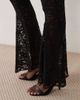 ASOS DESIGN ASOS DESIGN godet lace flared pants in black - 3