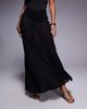 ASOS DESIGN ASOS DESIGN godet semi sheer maxi skirt in black - 2