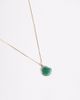 ASOS DESIGN ASOS DESIGN gold tone necklace with semi-precious green shell pendant - 2