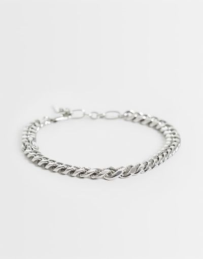 ASOS DESIGN ASOS DESIGN graduated chain bracelet in silver