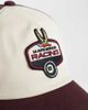 ASOS DESIGN ASOS DESIGN graphic trucker cap in burgundy-Red - 3