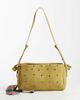 ASOS DESIGN ASOS DESIGN grommet faux suede adjustable crossbody bag in ocher-Green - 2