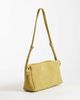 ASOS DESIGN ASOS DESIGN grommet faux suede adjustable crossbody bag in ocher-Green - 4