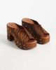 ASOS DESIGN ASOS DESIGN Hadley premium heeled mule clogs in zebra suede-Multi - 2