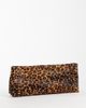 ASOS DESIGN ASOS DESIGN hair-on-leather elongated pouch grab bag in leopard print-Brown - 4