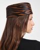 ASOS DESIGN ASOS DESIGN hair-on leather pillbox hat in brown zebra-Multi - 2