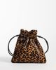 ASOS DESIGN ASOS DESIGN hair-on leather pouch clutch in leopard print-Brown - 2
